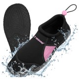 Pantofi de apa negri si roz Trizand, marimea 37, talpa 5 mm