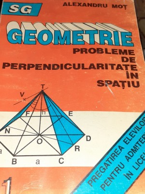 PROBLEME DE PERPENDICULARITATE IN SPATIU ALEXANDRU MOT foto