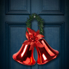 Decor de Crăciun - clopoțel- culoare roșie foto