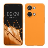 Husa Kwmobile pentru OnePlus Nord 3 5G, Portocaliu, Silicon, KWM0000204U007C, Carcasa