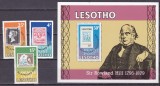 Lesotho 1979 centenar Rowland Hill MI 274-276 + bl. 3 MNH