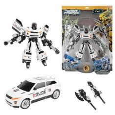 Robot Transformabil in Masina SUV Roboforces 20 cm Toi-Toys TT30087Z