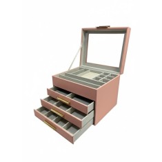 Caseta de Bijuterii Elegant? Deluxe &ndash; Nuan?a Rose Dusty