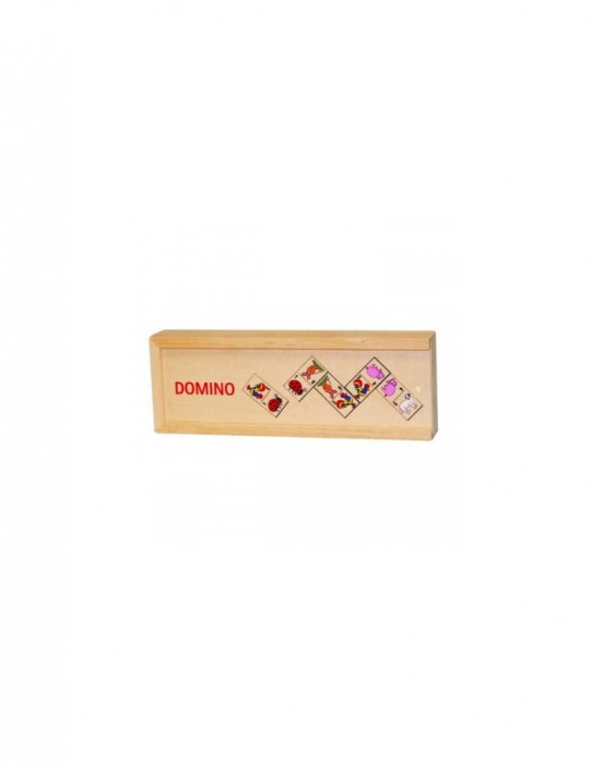 Domino Animale in cutie de lemn