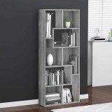 vidaXL Bibliotecă, gri sonoma, 67x24x161 cm, lemn prelucrat 815502