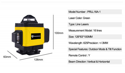 Nivela laser 4D/16linii🌟🌟🌟🌟 cu Bluetooth👈 foto