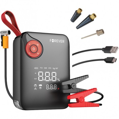 Jump Starter Auto Forever JS-400, 4in1, Rosu foto