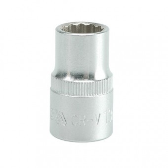 Cheie tubulara bihexagonala CR-V 13 mm, 1/2", Yato YT-1275