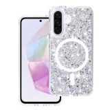 Husa pentru Samsung Galaxy A36 5G / A56 5G - Techsuit Sparkly Glitter MagSafe - White