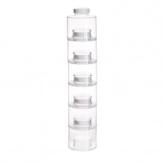 Set condimente Spice Tower, 6 recipiente, transparent foto