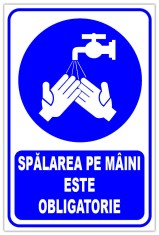 Indicator spalarea mainilor este obligatorie foto