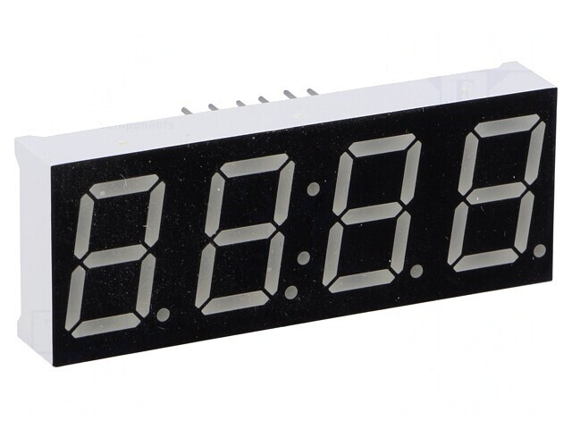 Afișaj LED 7 Segmente 14,2mm 4 Digiti Ambră