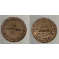 Romania 1970 - Medalie Muzeul Balcescu, Valcea -constituirea soc