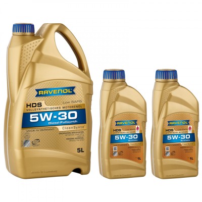 Pachet 7 Litri ulei Ravenol HDS 5W30 foto