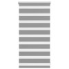 Jaluzea tip zebra, 40 x 100 cm, gri