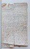 Act de veșnică v&acirc;nzare teren &ndash; Vălcilei, județul Covurlui &ndash; cca. 1905 &ndash; timbru fiscal 50 bani