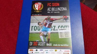 program FC Sion - AC Bellinzona foto