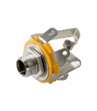 Mufa Jack 6.35 mm stereo mama metal panou Goobay