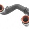 Furtun intercooler Renault Clio, 1998-05.2005; Kangoo, 2000-2008; Megane, Scenic, 2001-08.2003 Motor 1.9 Dti; 1.9 Dci, Plastic, Garnituri Incluse, Cu