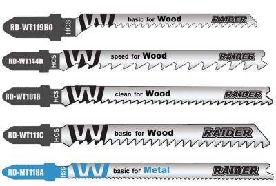 Set lame pentru fierastrau pendular 5 piese, Raider 155413 foto