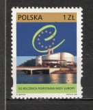 Polonia.1999 50 ani Consiliul Europei MP.346, Nestampilat