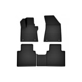 Set covorase cauciuc tip tavita pentru MG HS II (2024+) &ndash; 4 buc, negru