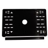 Suport numar inmatriculare 34x20cm 1buc - Negru Garage AutoRide