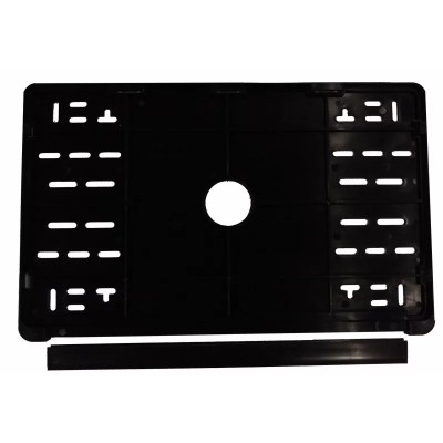 Suport numar inmatriculare 34x20cm 1buc - Negru Garage AutoRide foto