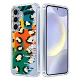 Husa pentru samsung galaxy s25 plus, atasare magnetica, magsafe, pattern skin 49, clear