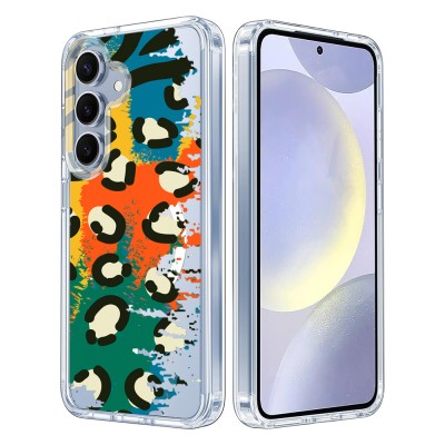 Husa pentru samsung galaxy s25 plus, atasare magnetica, magsafe, pattern skin 49, clear foto
