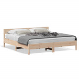 Cumpara ieftin Cadru de pat fara saltea, 180x200 cm, lemn masiv pin