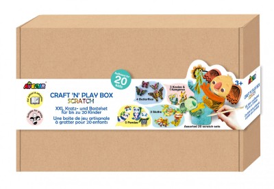 Set creativ XXL de razuit - Craft N Play Box foto