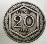 1.936 ITALIA 20 CENTESIMI 1919 R, Europa, Cupru-Nichel