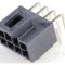 Conector cablu-placă, soclu, 8 pini
