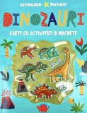 Dinozauri cu abțibilduri pufoase - Paperback brosat - Flamingo