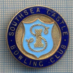 AX 300 INSIGNA BOWLING -SOUTHSEA CASTLE - BOWLING CLUB -MAREA BRITANIE