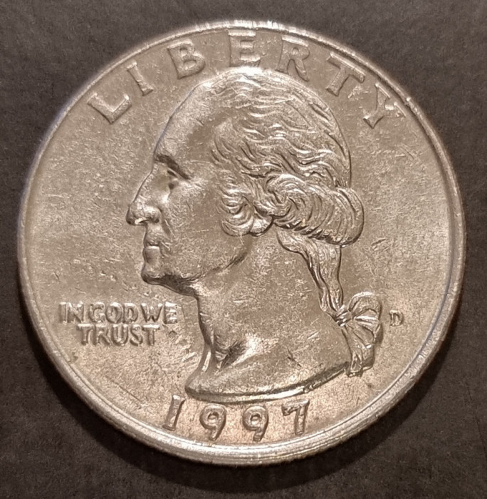 25 centi USA - SUA - 1997 D