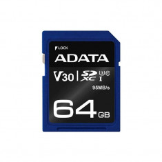 Card ADATA Premier Pro Video Full HD SDXC 64GB UHS-I U3 V30 foto
