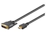 Cablu HDMI la DVI-D 5m Negru