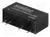 Convertor de tensiune, DC-DC, intrare 4,5...5,5V DC, iesire 5V DC, putere 3W, AIMTEC - AM3D-0505SH30Z