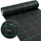 Folie Agrotextil 3.3m x 50m, Neagra, 100g/m&sup2;, Protectie UV, Control Buruieni