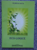 Eco-logice, Olimpia Sava, poezii si rebus, 2022, 60 pagini, stare f buna