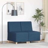 VidaXL Unitate Sofa Modulară Fără Brațe 2 pcs albastru 55 x 74 x 82 cm