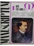 Al. Oprea - Manuscriptum 1/1979, (34) anul X (Editia: 1979)