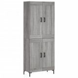 Cumpara ieftin Dulap inalt, gri sonoma, 69,5x34x180 cm, lemn compozit