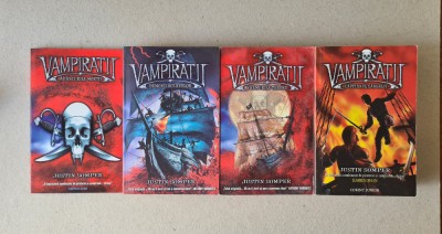 4 carti Vampiratii, de Justin Somper, seria completa aparuta la Corint Junior foto