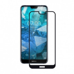 Tempered glass vetter, nokia 7.1, full frame tempered glass vetter go, black foto