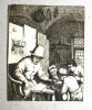 Andiaen van Ostade &quot;Lectia&quot; gravura cca 1782-1803, Scene gen, Cerneala, Altul