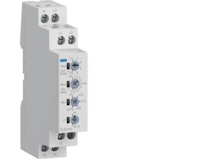 Releu monitorizare tensiune si faza 1P+N 3P(N) Hager EUD100 foto