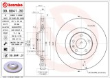 BREMBO 09.8841.31 PRIME LINE - UV Coated Disc frana